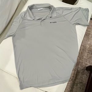 PFG Columbia XL Men’s Shirt — Grey